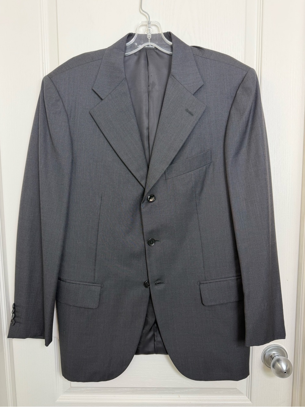Pal Zileri Three Button Wool Blazer Jacket Size EU 48 = 38R Grey - Picture 9 of 9